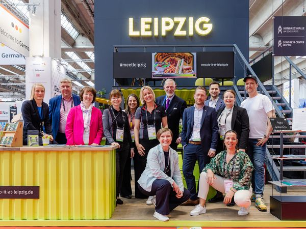 Meeting & conference Leipzig convention: Representatives of the congress initiative “Feel the spirit ... do-it-at-leipzig.de” during IMEX 2023
