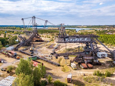 Rahmenprogramm Industriekultur: Berbau-Technik-Park am Markkleeberger See für Tagung & Konferenz Leipzig Convention