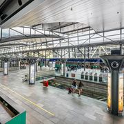 Mobilitätspartner Flughafen Leipzig/Halle mit zentralem Check-In Bereich für Tagung & Konferenz Leipzig Convention