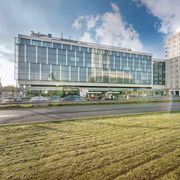 Außenansicht des Tagungshotels Radisson Blu Hotel Leipzig für Tagung & Konferenz Leipzig Convention