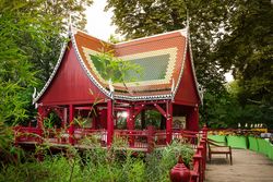 Pagode der Eventlocation Zoo Leipzig – präsentiert vom Leipzig Convention Bureau